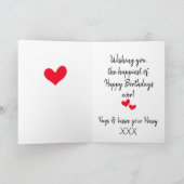 誕生日カード カード (内部)