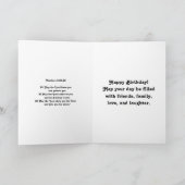 誕生日カード カード (内部)