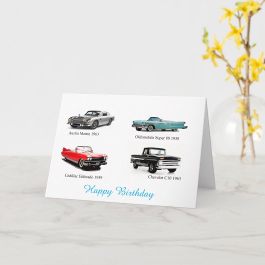 誕生日カード カード (黄色い花)