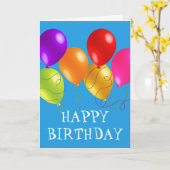 誕生日カード カード (黄色い花)