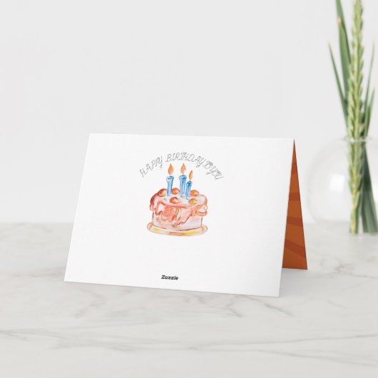 誕生日カード カード (裏面)