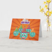 誕生日カード カード (黄色い花)