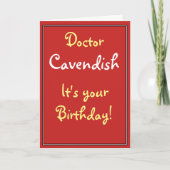 誕生日カード カード (正面)