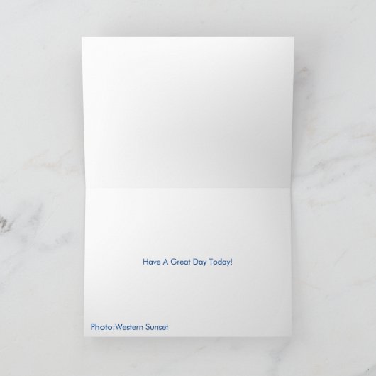 誕生日カード カード (内部)