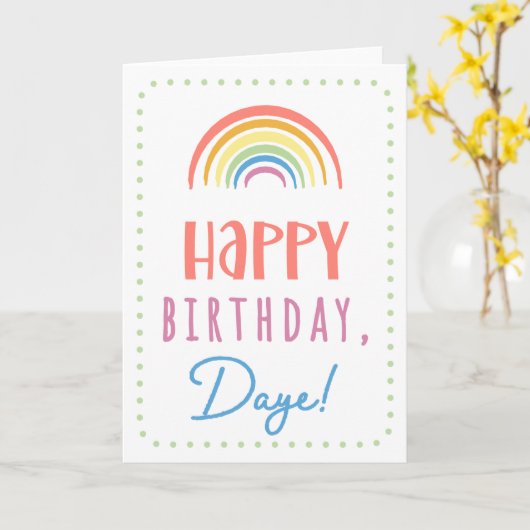 誕生日カード カード (黄色い花)