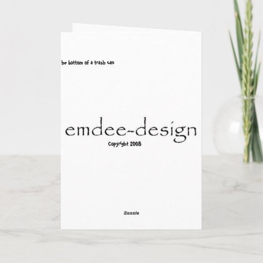 誕生日カード カード (裏面)