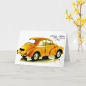 誕生日カード カード (黄色い花)