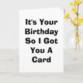 誕生日カード カード (黄色い花)