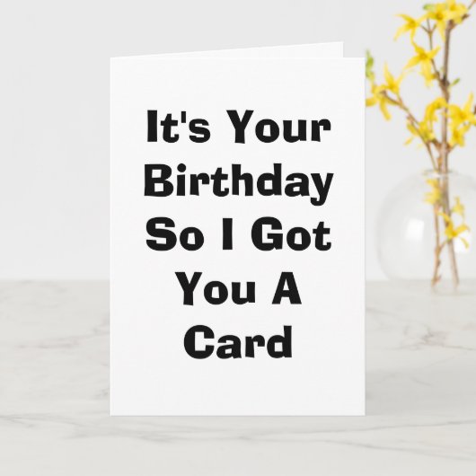 誕生日カード カード (黄色い花)