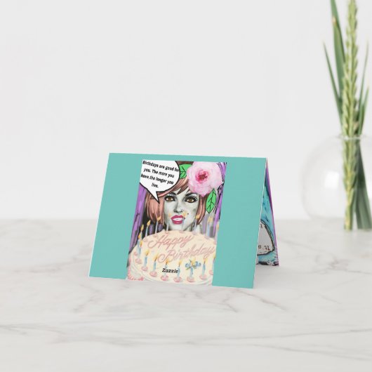 誕生日カード カード (裏面)