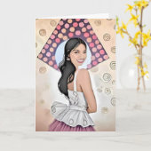 誕生日カード カード (黄色い花)