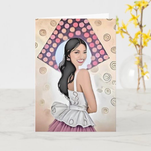 誕生日カード カード (黄色い花)