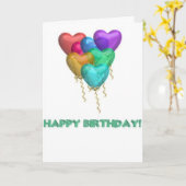 誕生日カード カード (黄色い花)