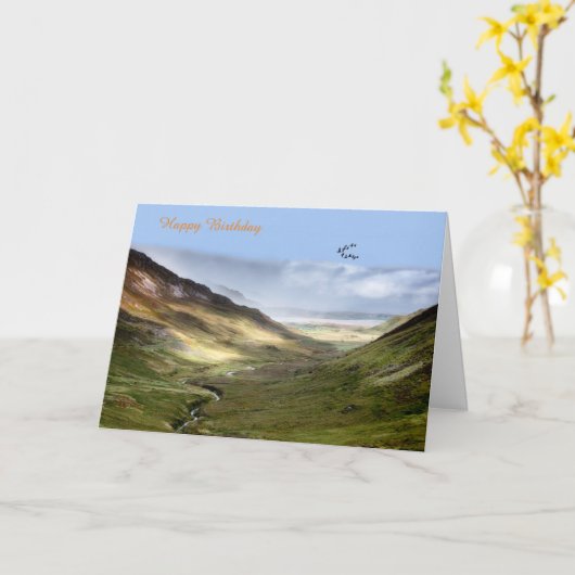 誕生日カード カード (黄色い花)