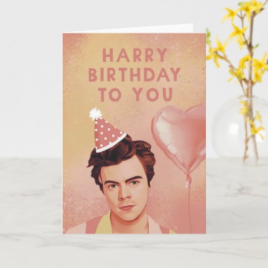 誕生日カード カード (黄色い花)