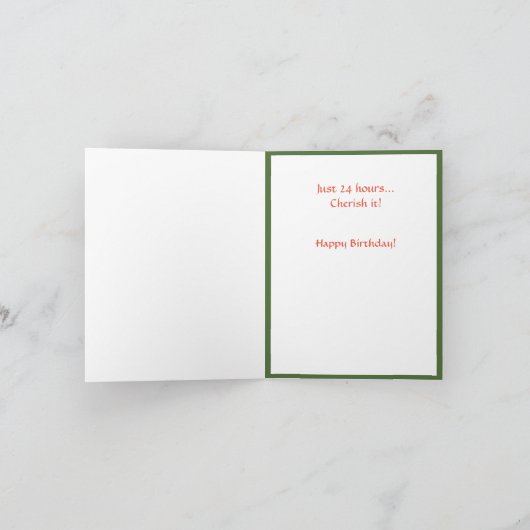 誕生日カード カード (内部)