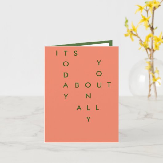 誕生日カード カード (黄色い花)