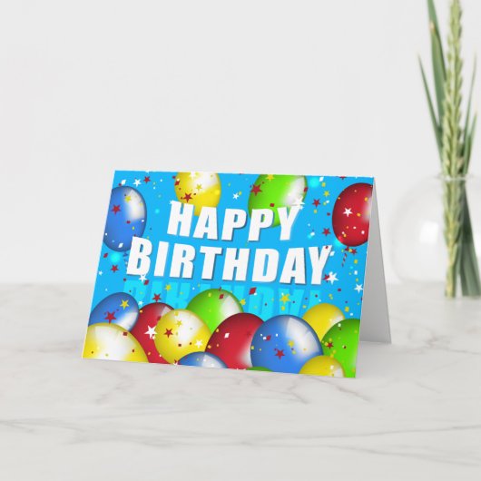 誕生日カード カード (正面)