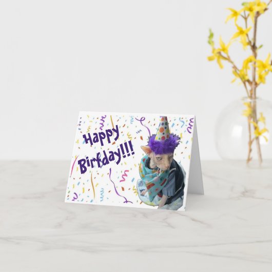 誕生日カード カード (黄色い花)