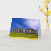 誕生日カード カード (黄色い花)