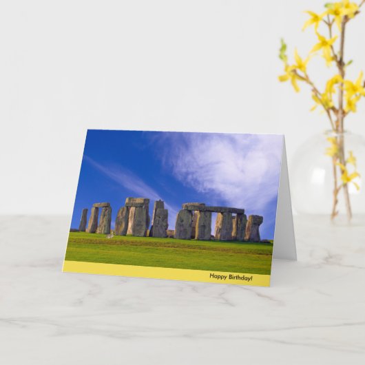 誕生日カード カード (黄色い花)