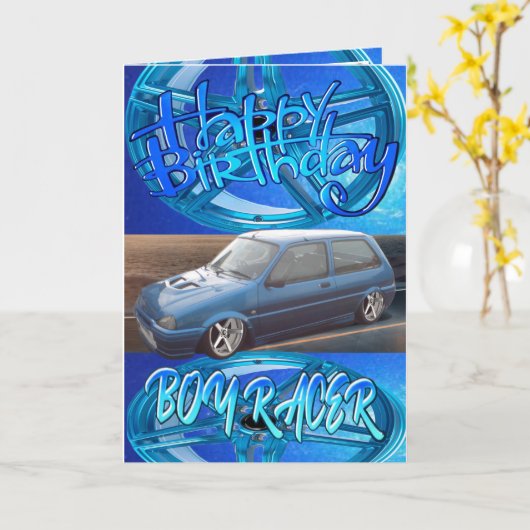 誕生日カード カード (黄色い花)