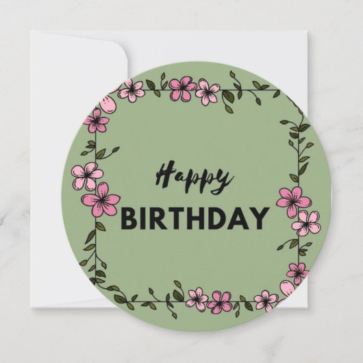 誕生日カード カード (正面)