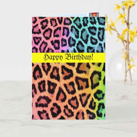 誕生日カード カード (黄色い花)