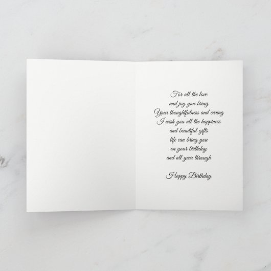 誕生日カード カード (内部)