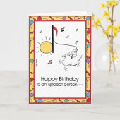 誕生日カード カード (黄色い花)