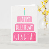 誕生日カード カード (黄色い花)