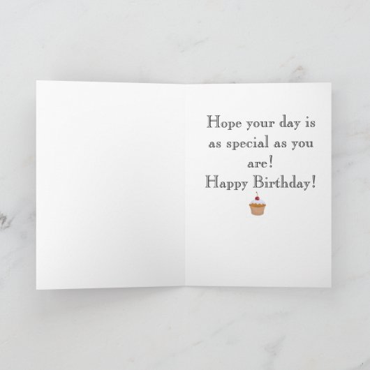 誕生日カード カード (内部)