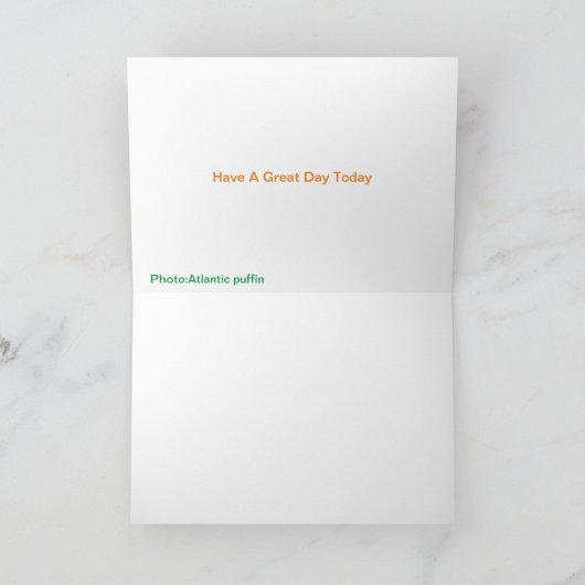 誕生日カード カード (内部)