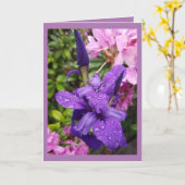 誕生日カード カード (黄色い花)