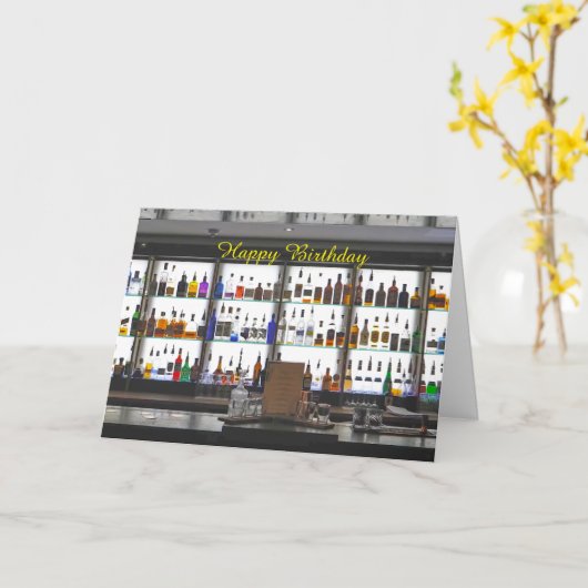 誕生日カード カード (黄色い花)