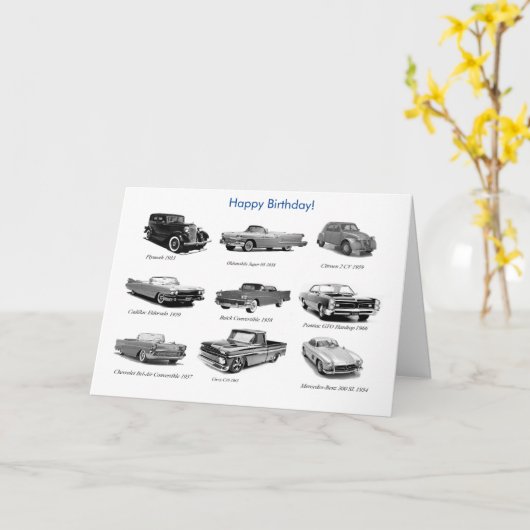 誕生日カード カード (黄色い花)