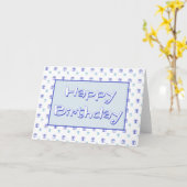 誕生日カード カード (黄色い花)