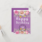 誕生日カード カード (正面/裏面インサイチュ)