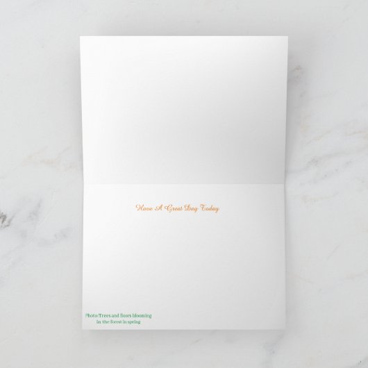 誕生日カード カード (内部)