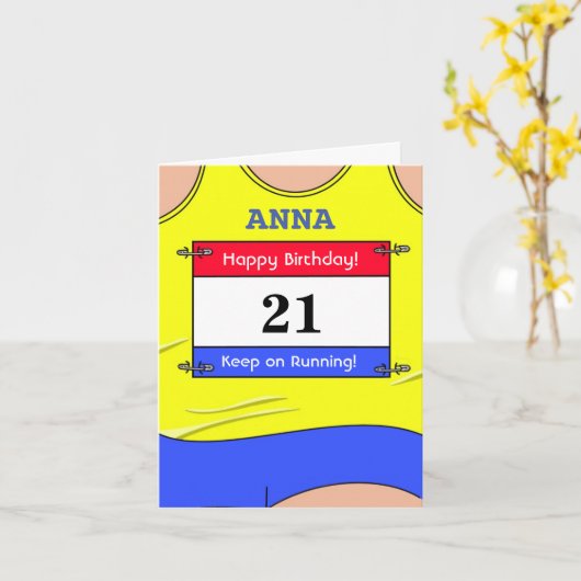 誕生日カード カード (黄色い花)