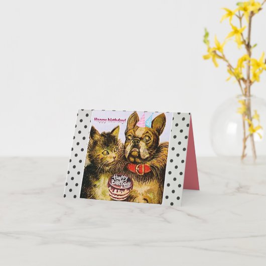 誕生日カード カード (黄色い花)