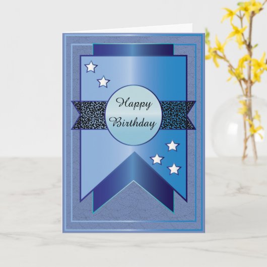 誕生日カード カード (黄色い花)