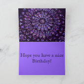 誕生日カード カード (内部)