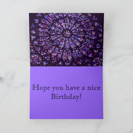 誕生日カード カード (内部)