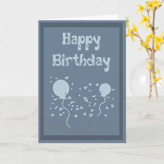 誕生日カード カード (黄色い花)