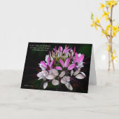 誕生日カード: カード (黄色い花)