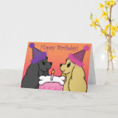 誕生日カード カード (黄色い花)