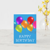 誕生日カード カード (黄色い花)