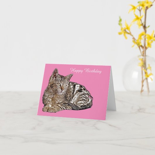 誕生日カード カード (黄色い花)