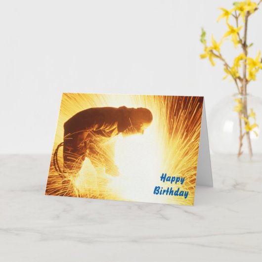 誕生日カード カード (黄色い花)